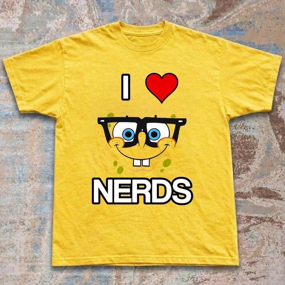 I Love Nerds Spongebob Collab Tee Shirt